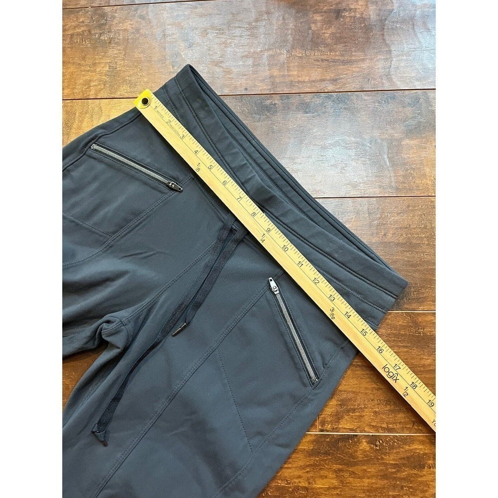 Athleta Active Casaul Slouchy Stretch Straight Leg Zipper Wasit Tie Pants Size S - Picture 4 of 8